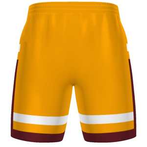 Short de basket-ball personnalisé imprimé par sublimation avec cordon de serrage à la taille tissu évacuant l'humidité pour l'entraînement sportif - Product Image 1