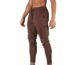 Pantalon de jogging décontracté en coton Oxford doublé polaire pour homme MONO RIDERS, grande taille, vêtements de sport respirants, techniques de tricotage - Product Image 3