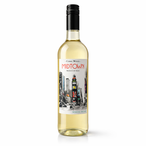 Midtown - Vino Blanco Seco Airen Macabeo 11% ABV Vino Blanco Español Fresco 750ml - Product Image 1