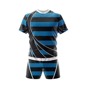 Bajo MOQ Último diseño Uniforme de rugby Transpirable Ropa deportiva al aire libre Uniforme de Rugby para unisex - Product Image 1