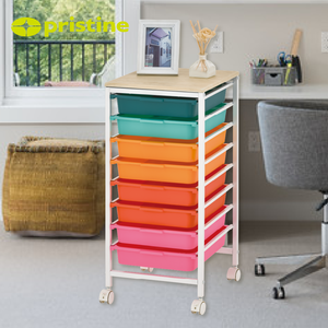 Organisateur de jouets en fer moderne à 8 niveaux, gain de place, revêtement en poudre, rangement multifonctionnel pour armoire, salle de bain, cuisine, salon - Product Image 5