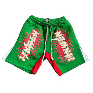 Shorts pour hommes en molleton français déchiré, respirant, à séchage rapide, couleur unie, 100% coton, écologiques, personnalisés - Product Image 3