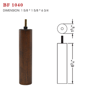 Pieds de canapé fins en bois massif, qualité supérieure, design traditionnel, pieds de meubles pour canapé, chaise, lit, salon, chambre, appartement - Product Image 6