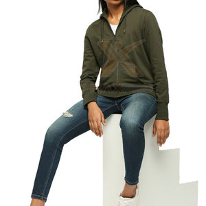 เสื้อฮู้ดแขนยาวสไตล์สตรีทแวร์แบบซิปขายส่ง เสื้อฮู้ดซิปพร้อมโลโก้สั่งทำ - Product Image 4