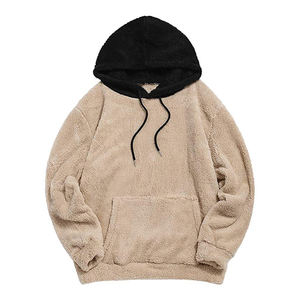 Nueva llegada personalizada Sherpa Fluffy Fleece Sudadera con capucha Sudaderas de peso pesado de piel gruesa Sudaderas con capucha Cremallera completa Us Thermal - Product Image 4