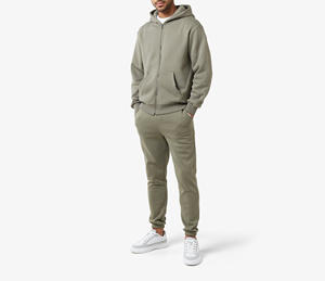 Offre Spéciale zip up style Hommes 100% Polyester Sportswear Survêtement Pas Cher Prix Séchage Rapide Formation Sports Club Jogging Costumes - Product Image 3