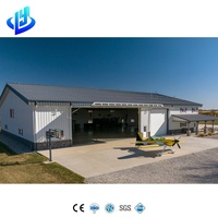 Structure en acier, kit de construction d'un hangar préfabriqué pour avion, garage à ossature métallique pour atelier de stockage et de stationnement pour avion léger