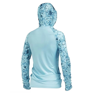 Venta al por mayor Sublimación Sudadera con capucha 100% Poliéster Mujeres Sublimación personalizada Impresión Warmup Hoodie Mejor Precio - Product Image 5