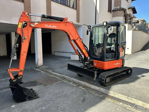 รถขุดขนาดเล็ก Kubota U36-4 แบบตีนตะขาบ พร้อมห้องโดยสาร สำหรับงานก่อสร้าง ฟาร์ม และจัดสวน - Product Image 1