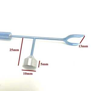 Marcador Corneal Recto de Titanio, Juego de Instrumentos Quirúrgicos Oftálmicos y ORL, Manual, Aprobado por CE - Product Image 2