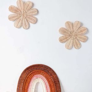 Nuevo Tapiz de Pared Hecho a Mano con Flores de Pasto Marino, Estilo Moderno de Casa de Campo, Creativo, para Cuarto de Niños, Aniversario - Product Image 4