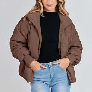 High Quality Outdoor <b>Winter</b> Puffer Jacket <b>Waterproof</b> Long Length Women Puffer Jacket for Wholesale - Product Image 2
