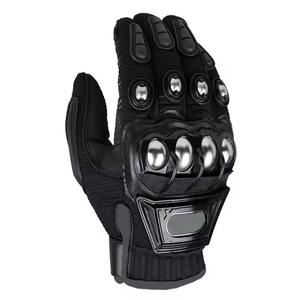Gants de moto en cuir véritable de meilleure qualité Nouveau design Gants de course Gants de moto en cuir de mouton confortables à la mode - Product Image 3
