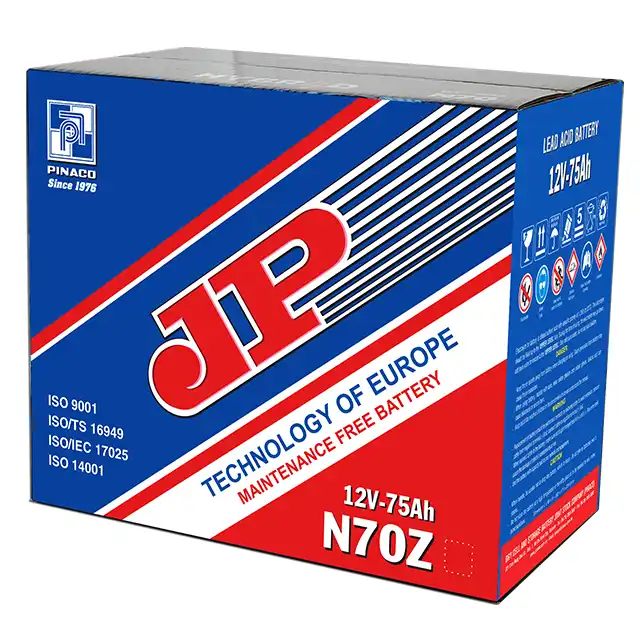 N70ZL (12V 75Ah) Rechargeable Maintenance Free Lithium Ion Lifepo4 Motorcycle Battery Starter Motor Bike Car Battery
