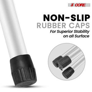 5 Core <b>Speaker</b> <b>Stand</b> Height Adjustable PA DJ Tripod Studio Monitor <b>Stands</b> w 35mm Compatible Insert - Product Image 4