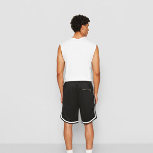 Custom Logo Gym <b>Men</b> <b>Elastic</b> <b>Waistband</b> <b>Shorts</b> Summer <b>Men</b> Cargo <b>Shorts</b> Loose Sportswear Casual Black <b>Shorts</b> - Product Image 6
