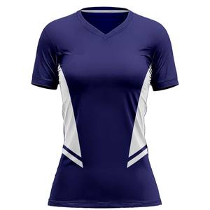 Ensemble de maillots de football pour femmes de haute qualité, 100% polyester extensible, séchage rapide, respirant, logo personnalisé, uniforme d'équipe de football, entraînement - Product Image 2