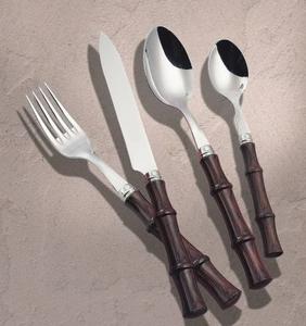 Elegante juego de cubiertos de madera duraderos hechos de materiales naturales para soluciones de comedor respetuosas con el medio ambiente - Product Image 3