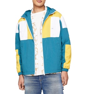 New Design Men Waterproof Lightweight Hooded Windbreaker Jacket Motorcycle Breathable Nylon Windbreaker Jacket - Product Image 1