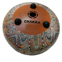 Brass Tongue Drum Hand Pan for Musical Education and Meditation