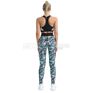 Conjunto deportivo sin costuras para mujer, leggings de cintura alta y sujetador deportivo, ropa deportiva - Product Image 5