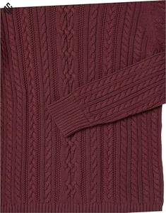 Pull en maille classique pour femme, col rond, jersey respirant de calibre 12, épaules tombantes pour l'hiver - Product Image 4