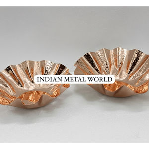 Plateau de service rond en métal indien en gros, plateau de service oblong en or, fournitures de fête, présentoir de desserts pour mariage, événement, bol à chocolat - Product Image 6