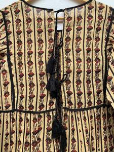 Col rond manches longues coupe ample Tie Dye Maxi Gypsy Rayon Tissu Vêtements Femme Naturel Adultes Robes De Cocktail Robes Modestes - Product Image 2