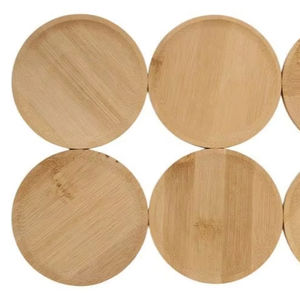 Posavasos Clásico de Madera de Acacia de Alta Calidad con Forma Personalizada, Color Personalizado, Diseño Duradero para Uso en el Hogar, Hotel, Restaurante, Café y Té - Product Image 1