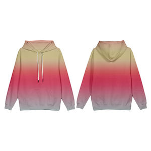 เสื้อฮู้ดถักของผู้หญิงมีสไตล์สำหรับฤดูหนาวและฤดูใบไม้ร่วง3D พิมพ์โลโก้แบบระเหิดตามสั่งและเทคนิคการย้อมแบบปักลาย - Product Image 3