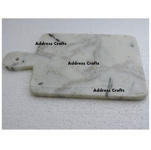 Vente chaude Cuisine et Table Top Marbre Résine Planche À Découper Blanc Gris Couleur Style Classique Cuisine Outils et Blocs À Découper - Product Image 3