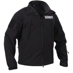 Chaqueta Cortavientos de Poliéster de Alta Calidad para Hombre, Negra, Cálida, de Seguridad, para Todas las Estaciones, Color Personalizado ODM, con Bolsillo - Product Image 1