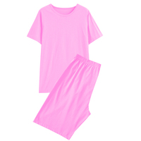 T-shirt décontracté à manches courtes pour femme en coton doux, uni, léger, respirant, écologique, col rond, avec logo, grandes tailles