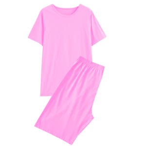 เสื้อยืดแขนสั้นสำหรับผู้หญิงเสื้อยืดผ้าฝ้ายเนื้อนุ่มดีไซน์เรียบน้ำหนักเบาตกแต่งโลโก้คอกลมหลากสีขนาดพิเศษขายส่ง - Product Image 2