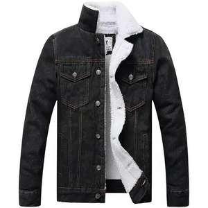 Chaqueta Vaquera Vintage de Invierno para Hombre, Duradera para Uso Diario, con Detalles de Botones, Material de Spandex/Algodón para un Uso y Comodidad Constantes - Product Image 1