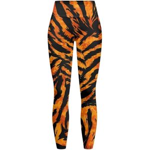 Leggings de sport pour femmes, taille haute, cordon de serrage, logo personnalisé, séchage rapide, respirant, élasthanne/polyester - Product Image 4