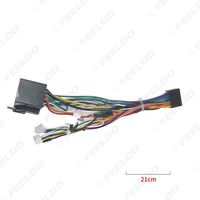 Harnais de câblage Audio Android 16 broches avec boîte Canbus pour Opel Corsa 07 ~ 14 fil d'installation stéréo du marché secondaire