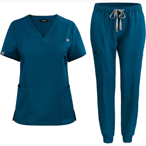 High Quality Medical <b>Scrubs</b> Uniforms Sets Doctors Nurses Hospital Jogger Cotton <b>Scrub</b> Suits Wholesale <b>Plus</b> <b>Size</b> Custom 2025 - Product Image 1