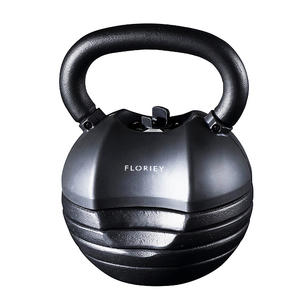 Pesas rusas ajustables recubiertas de goma de 22,6 KG, pesas libres para gimnasio en casa de 50LB - Product Image 2