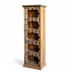 Étagère à livres en bois traditionnelle, étagère à livres vintage, élégance artisanale, salon, décoration à assortir - MOQ 1 conteneur uniquement - Product Image 2