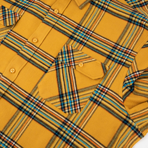 Camisa de Franela Sólida Premium para Hombre, Tejido Cálido y Transpirable, Manga Larga, Estilo Casual para el Trabajo, Actividades al Aire Libre y Uso Diario - Product Image 4