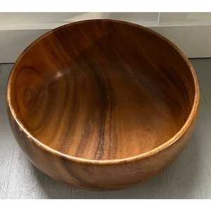 Natural Wholesales Acacia Wooden <b>Salad</b> <b>Serving</b> <b>Bowl</b> Made in Vietnam by Royal Decor Mart - Product Image 3