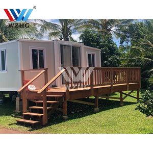 20座40英尺豪华可扩展集装箱房屋预制钢折叠别墅，配有<span class=keywords><strong>2</strong></span>间3间卧室，供酒店使用 - Product Image 1