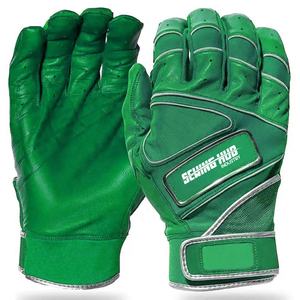 Guantes de bateo con estampado de logotipo, dedo completo con empuñaduras fuertes, palmas para niños, niños, usan el mejor Guante de cuero de bateo - Product Image 4