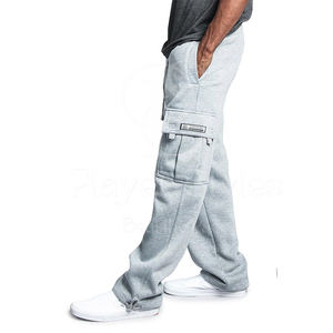 Pantalones de Felpa Francesa Personalizados para Hombre, de Algodón/Poliéster, Ligeros, Casuales, Deportivos, de Cintura Media, Rectos, Lisos - Product Image 3