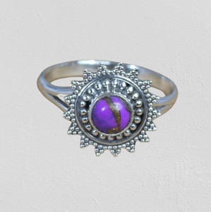 Bague en argent sterling 925 faite à la main pierre précieuse turquoise bijoux solides bague de promesse cadeau de mariage bague en argent fin bijoux naturels - Product Image 1