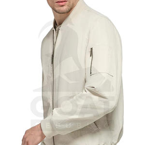 Chaqueta Bomber para Hombre, Talla Grande, Cómoda, de Alta Calidad, Impermeable, Cortavientos, Cálida, Transpirable, de Lona, para Otoño - Product Image 4