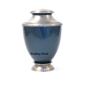 Urnas clásicas de latón para adultos, urnas de cremación hechas a mano de diseño elegante, suministros funerarios de Metal de alta calidad, venta al por mayor - Product Image 3