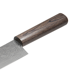 Top meilleur couteau de Chef de 8 pouces de haute qualité couteau damas à motif Laser en acier inoxydable à haute teneur en carbone avec manche en bois pour chef - Product Image 4
