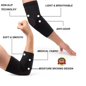 Manchons de compression réversibles personnalisés avec logo pour hommes, en nylon/spandex 5 mm, écologiques et respirants, pour le cyclisme, faible MOQ - Product Image 2